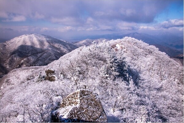 ▲광양 백운산 설경ⓒ김종현 작가