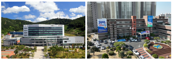 ▲전남교육청(왼쪽)과 광주시교육청(오른쪽) 전경 ⓒ광주시교육청, 전남교육청